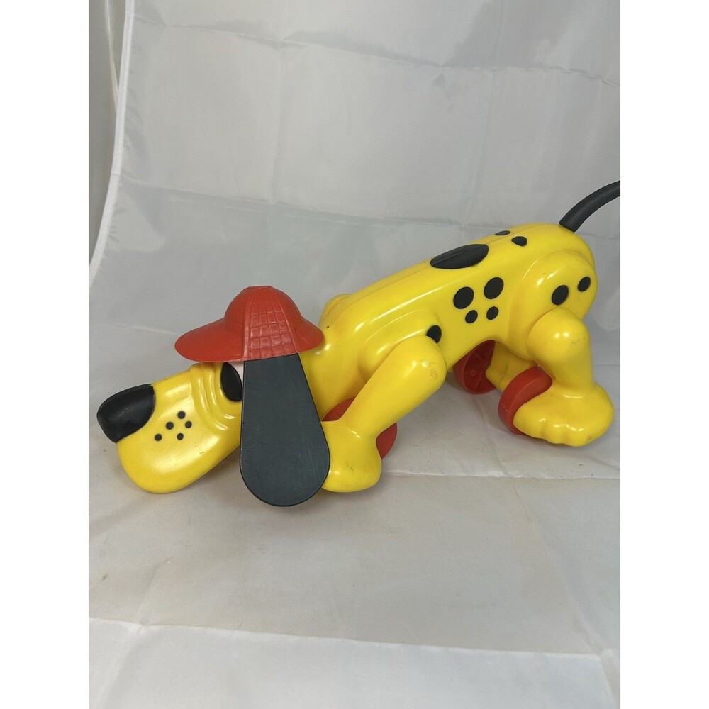 Playskool Digger The Dog Toy Pull Cord 1980’s Vintage Children’s Toy Working